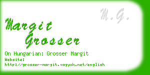margit grosser business card